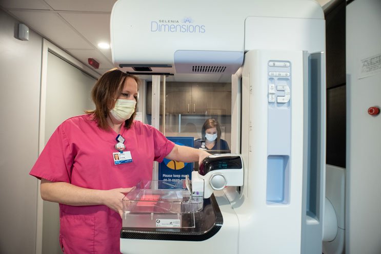 护士用乳房x光检查机器